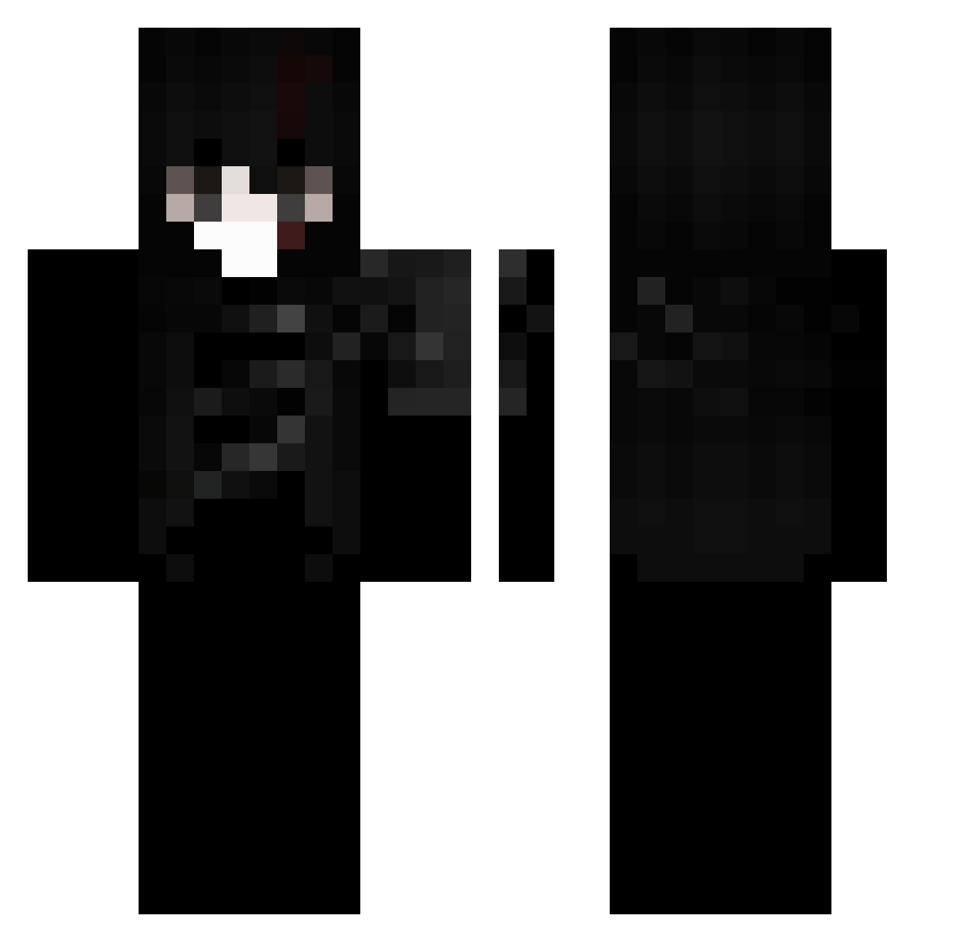 PogromcaSmokaa Minecraft skin, front and back view