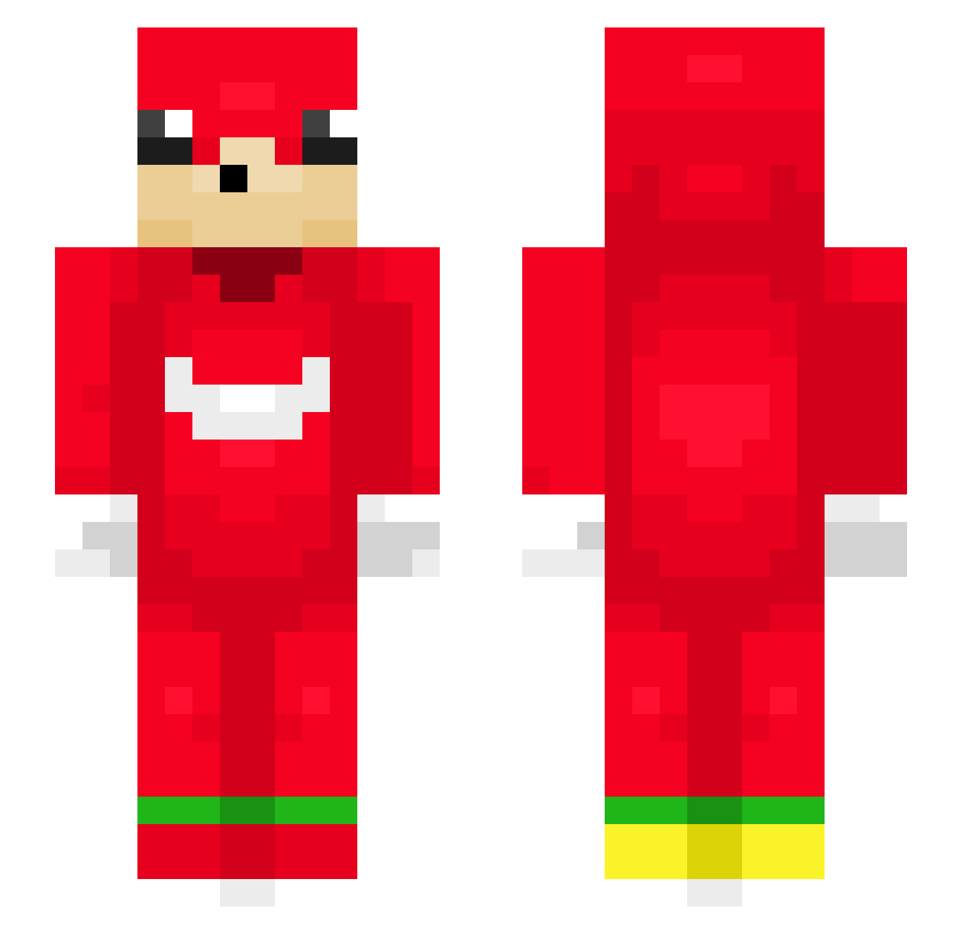 NewOne_ Minecraft skin, front and back view