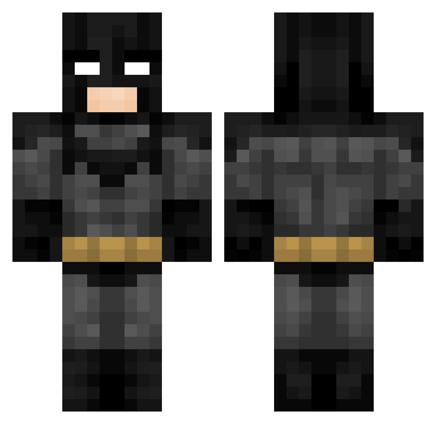 shadowisapog Minecraft skin, front and back view
