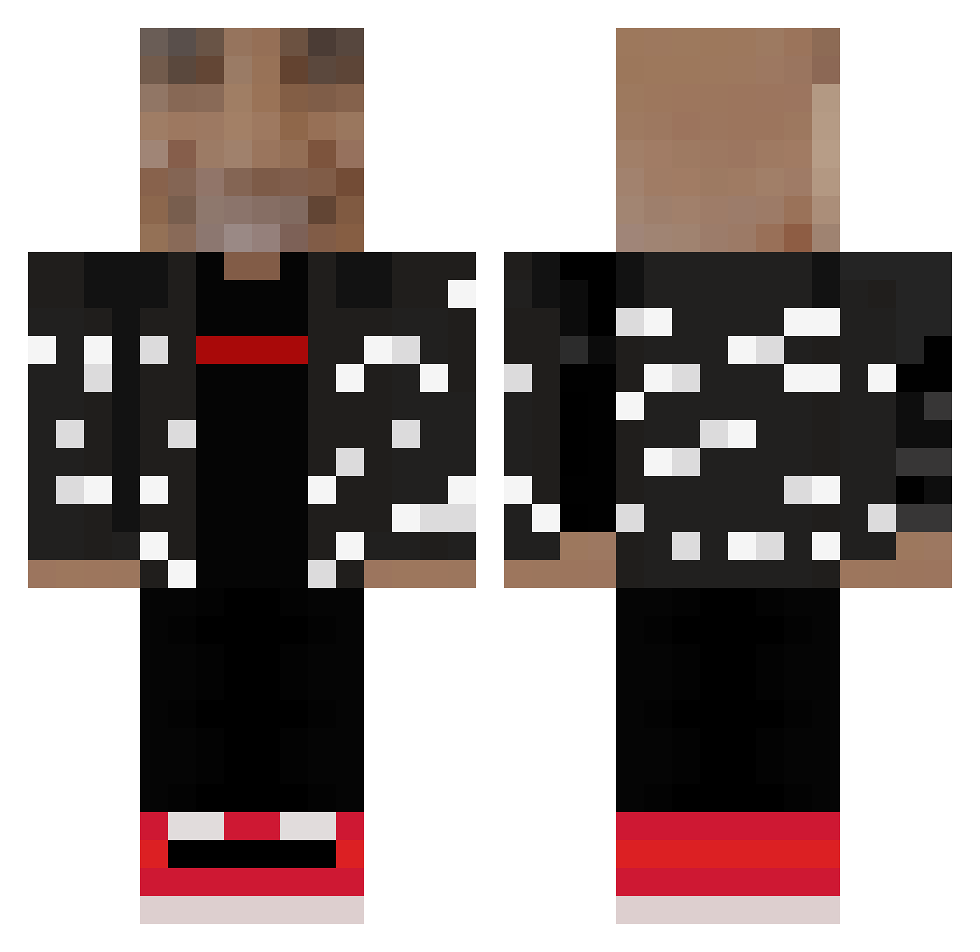 Armon_The_King Minecraft skin, front and back view