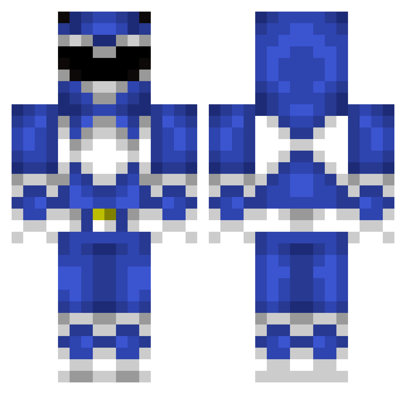 WaiiZz_ Minecraft skin, front and back view