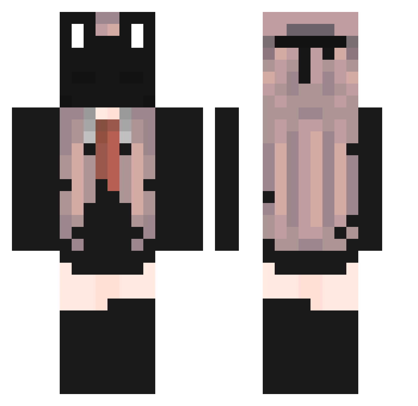 giulia41203 Minecraft skin, front and back view