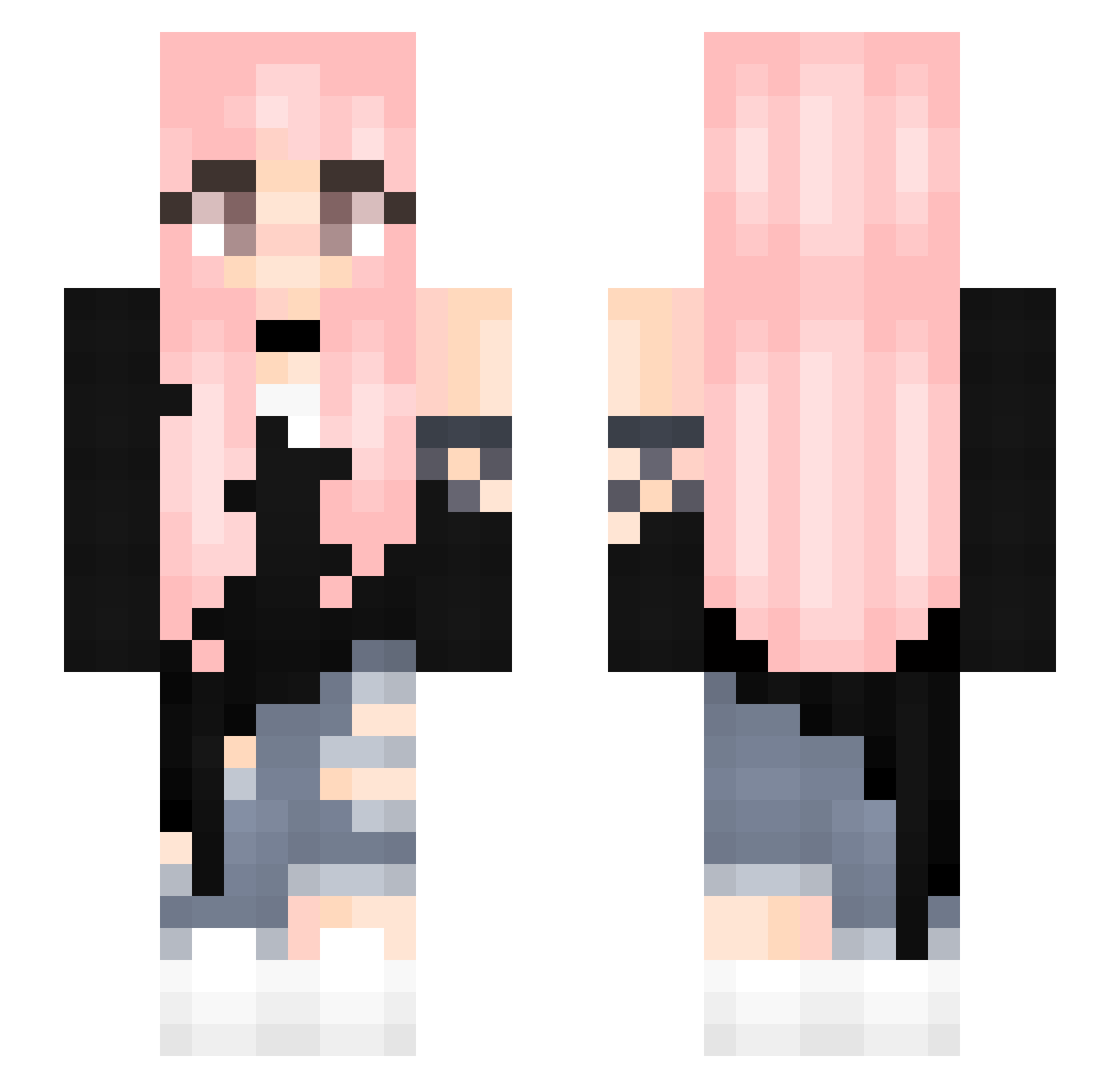 I_DeToX_I Minecraft skin, front and back view