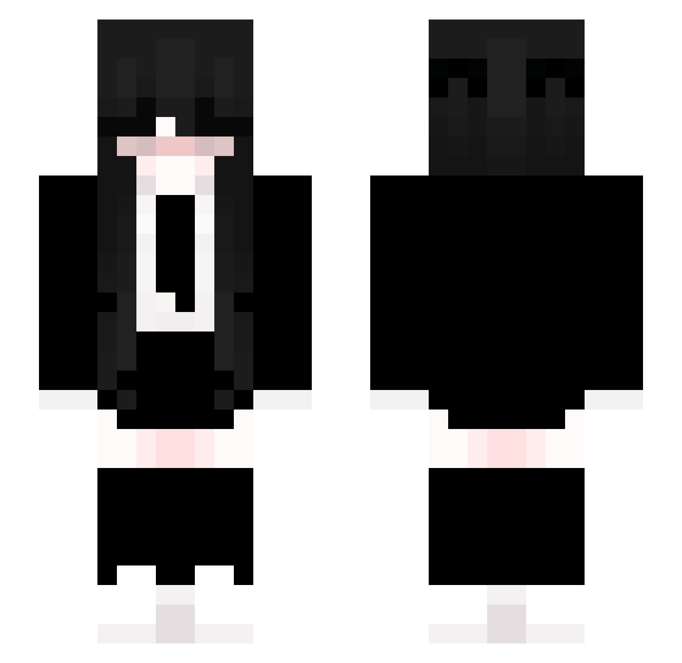 yFefeh_ Minecraft skin, front and back view