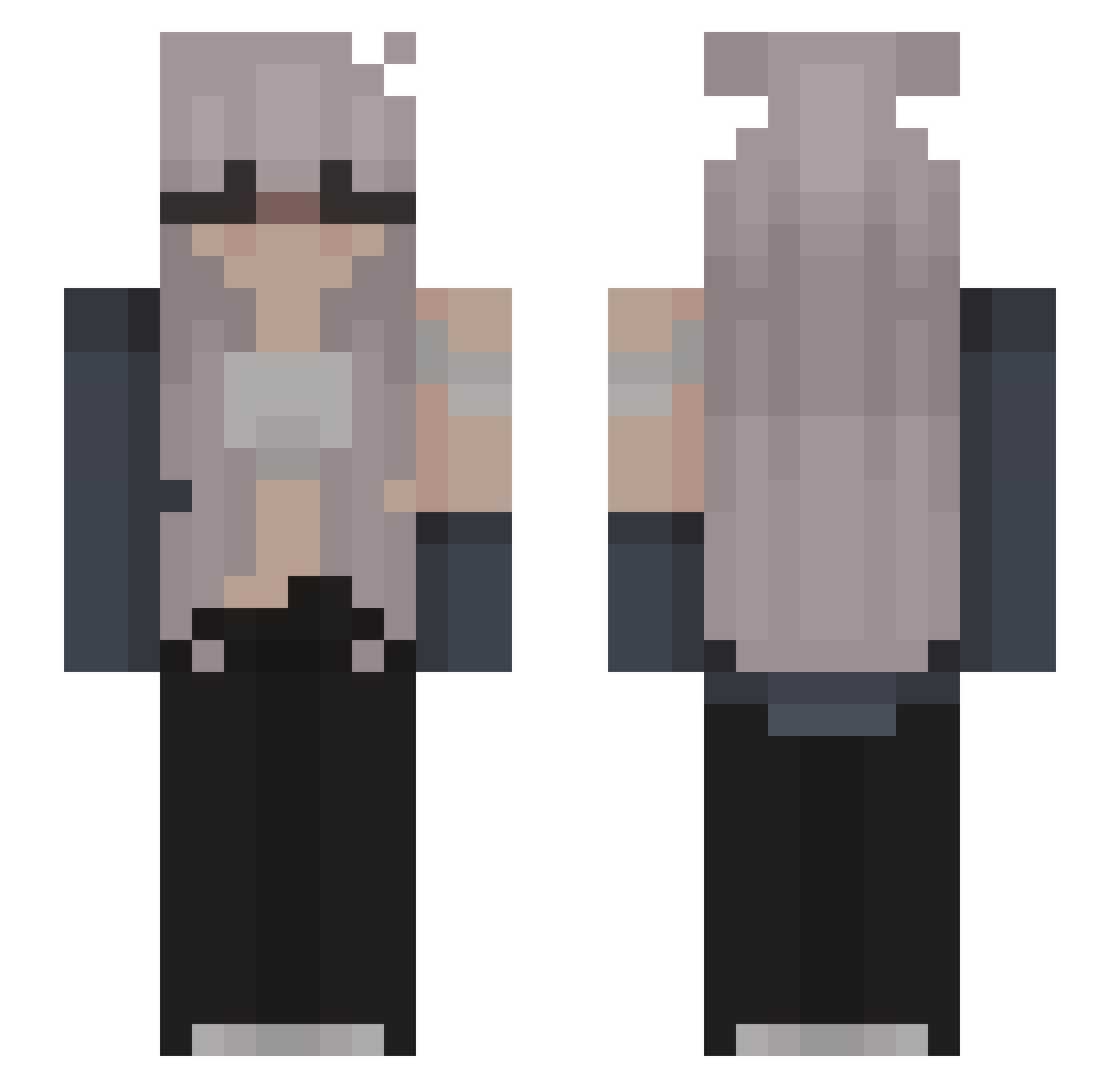 Stasiu_wojskowy Minecraft skin, front and back view