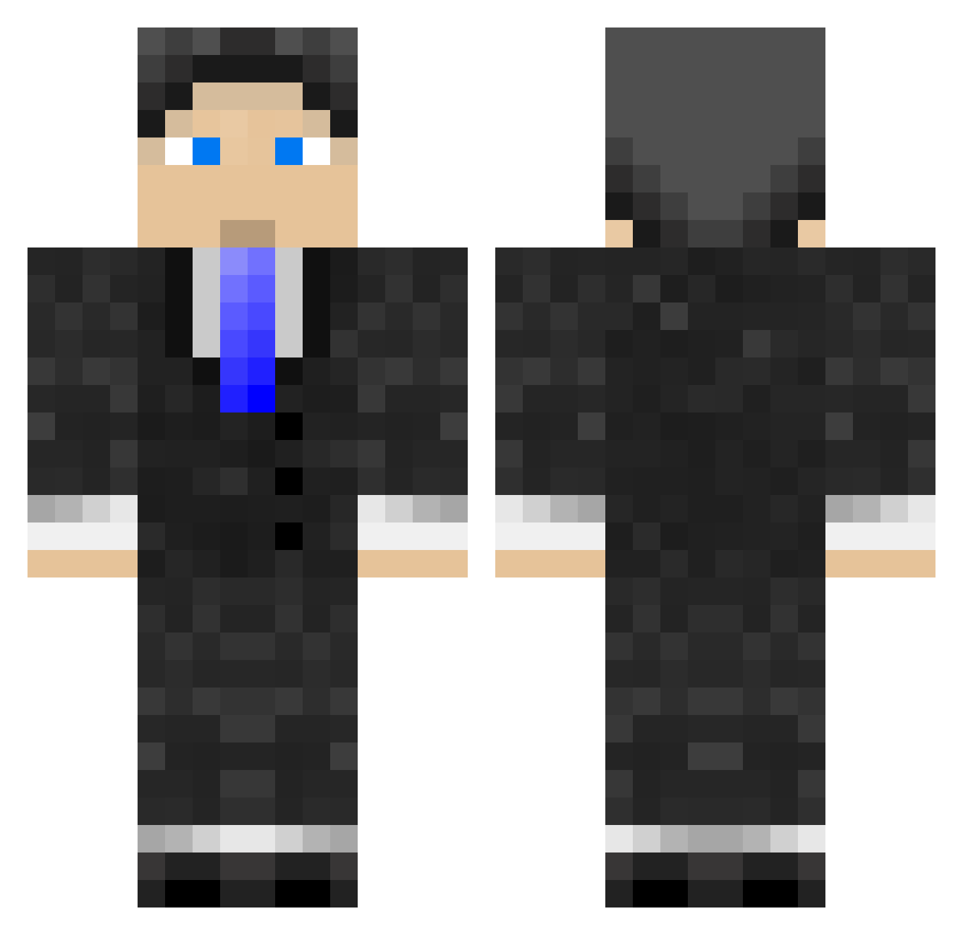 _Dragen__ Minecraft skin, front and back view