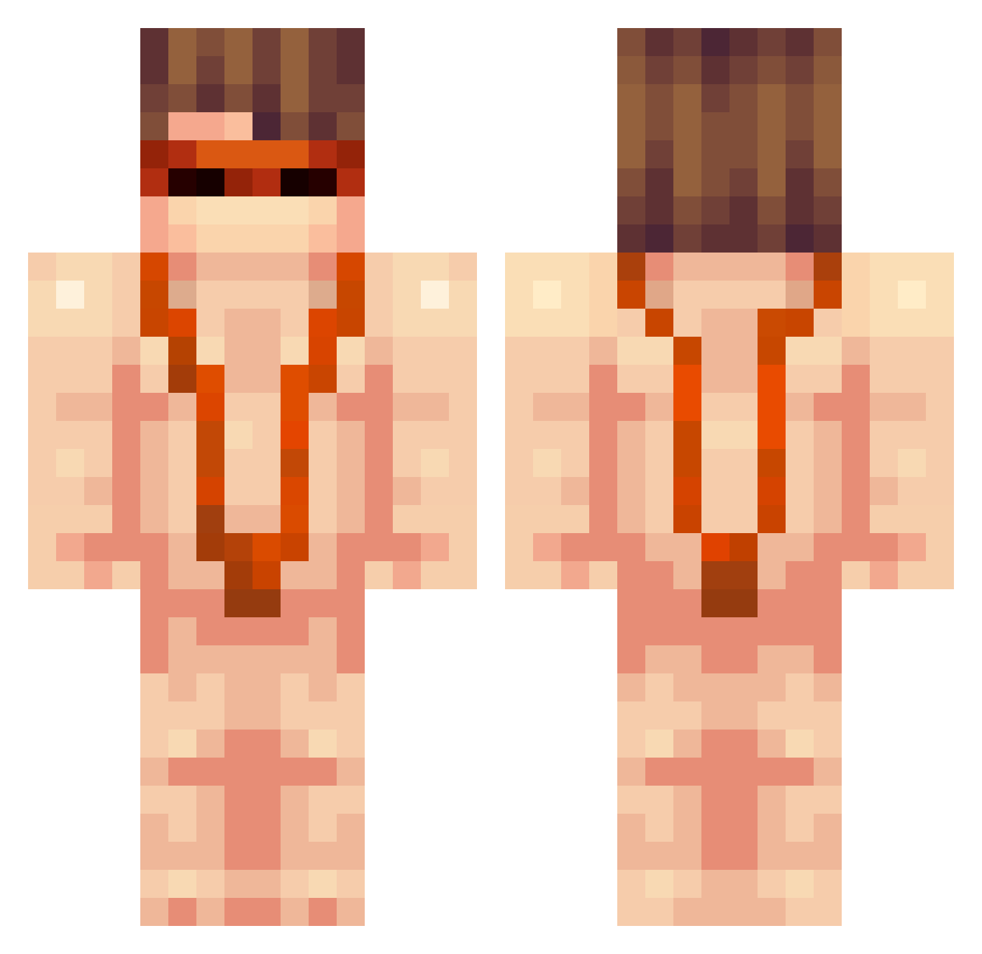 Uti_putin69 Minecraft skin, front and back view