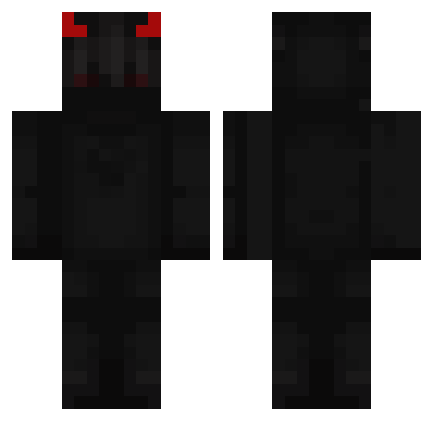 SOSO_TV_23 Minecraft skin, front and back view