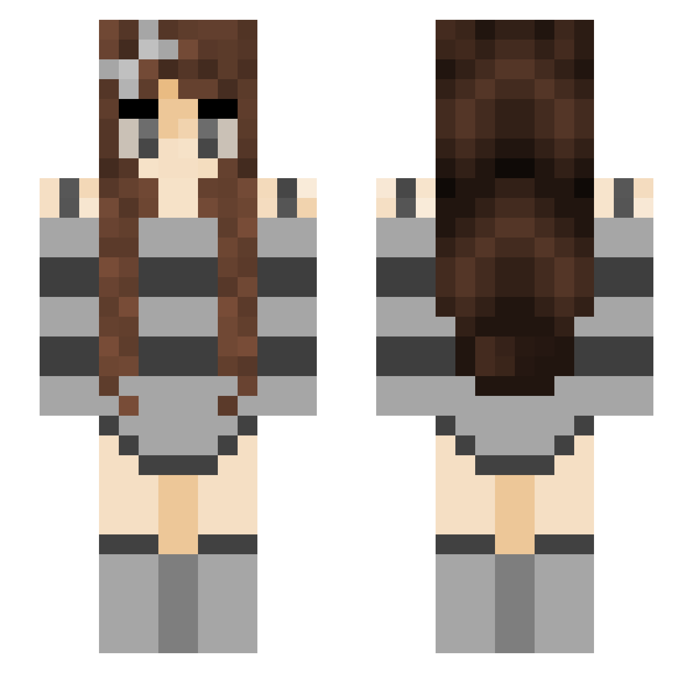 S1MPRYYY Minecraft skin, front and back view