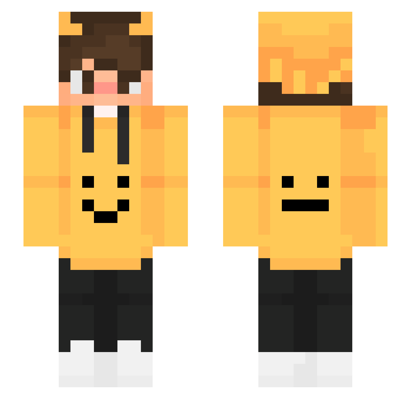 NuGoM_ Minecraft skin, front and back view