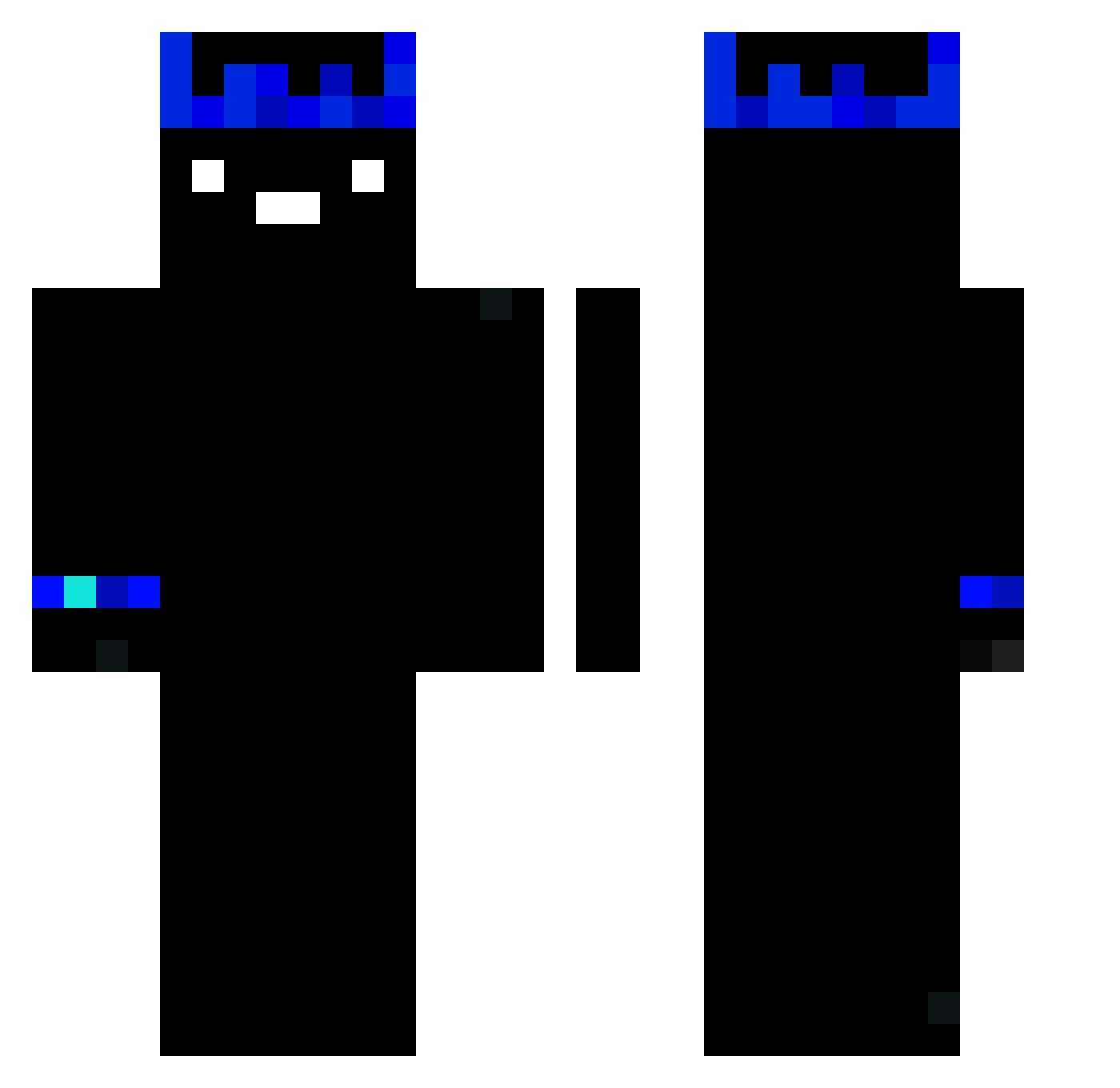 X_Lee Minecraft skin, front and back view