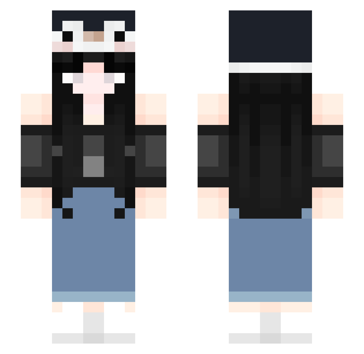 TCD_Cap Minecraft skin, front and back view