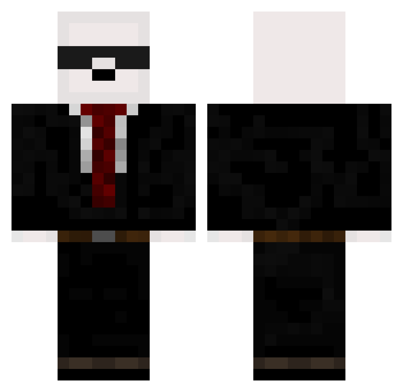 Snoopy_Da_Dog Minecraft skin, front and back view