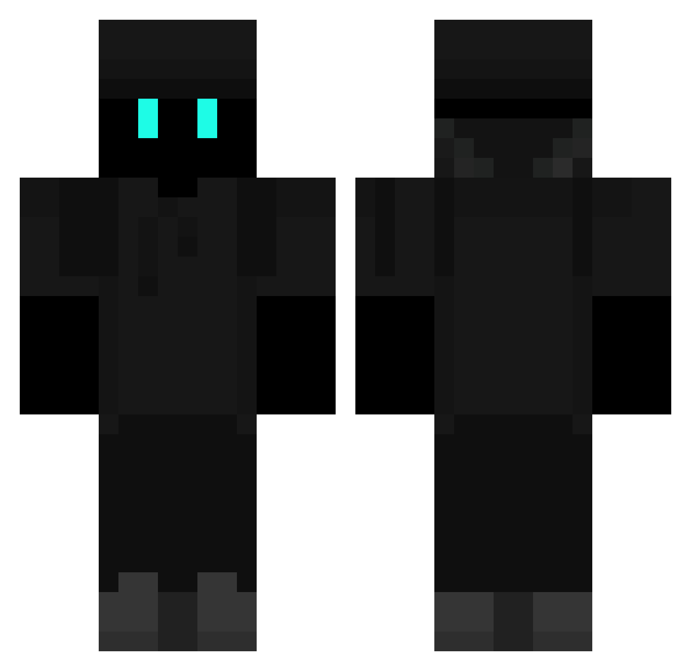 VCL_BenLasagne Minecraft skin, front and back view