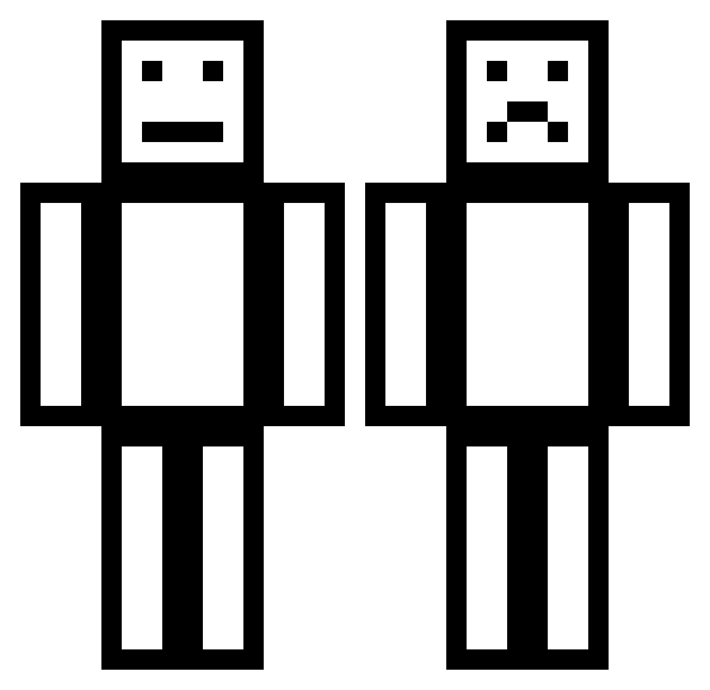 spinachL Minecraft skin, front and back view