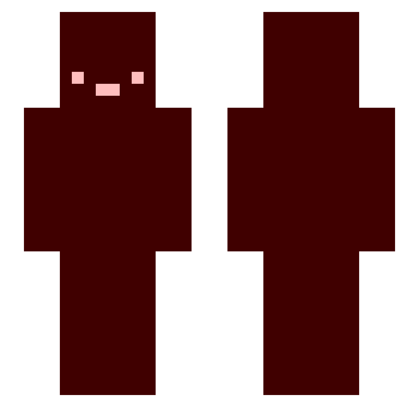 zNeithanMC Minecraft skin, front and back view