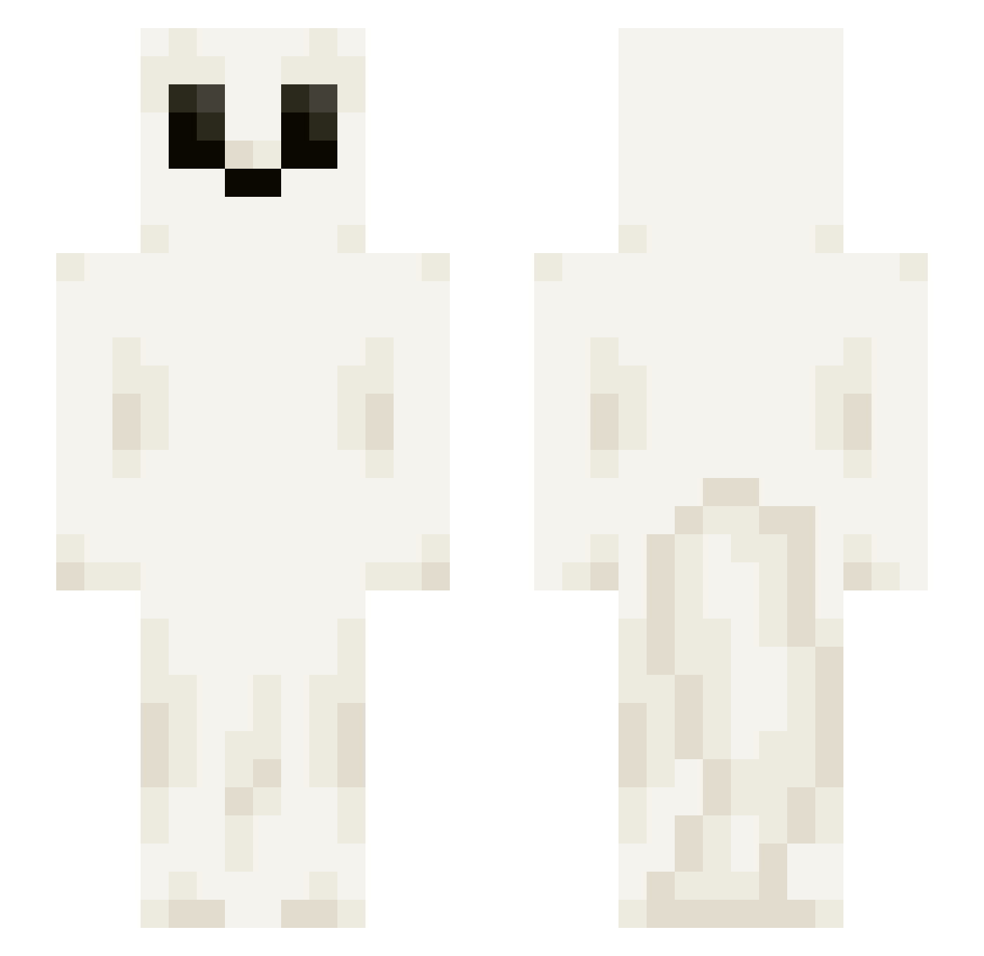 GekonOfficial Minecraft skin, front and back view