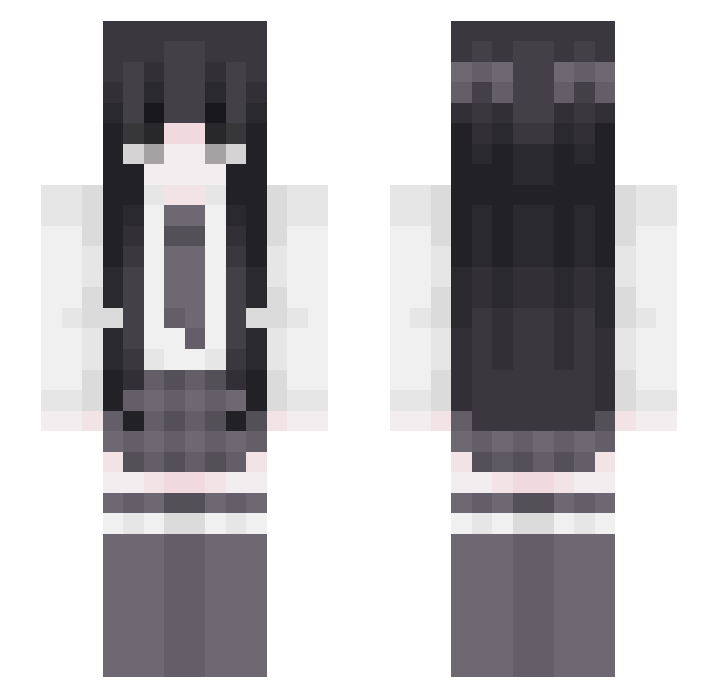 ranchman Minecraft skin, front and back view