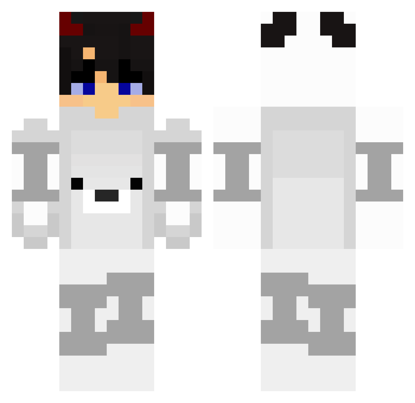 Captain_Montagne Minecraft skin, front and back view
