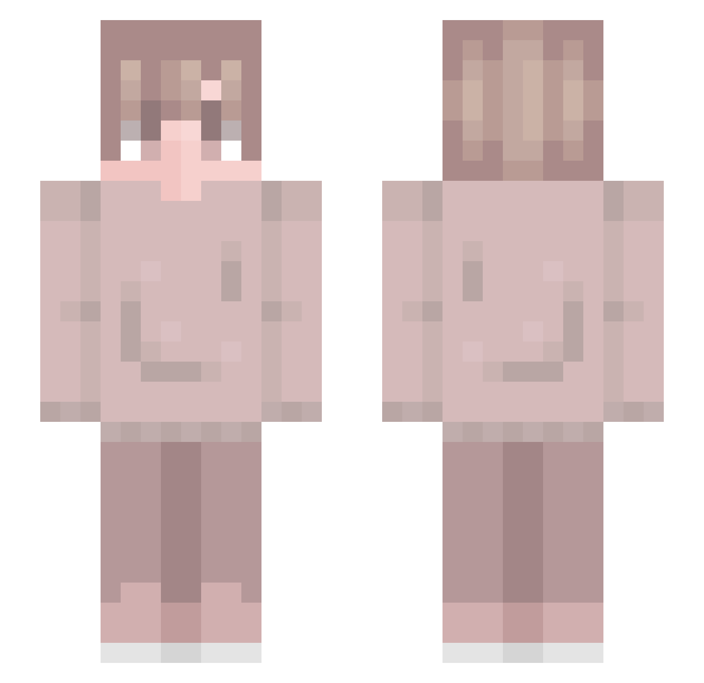 s_ept Minecraft skin, front and back view