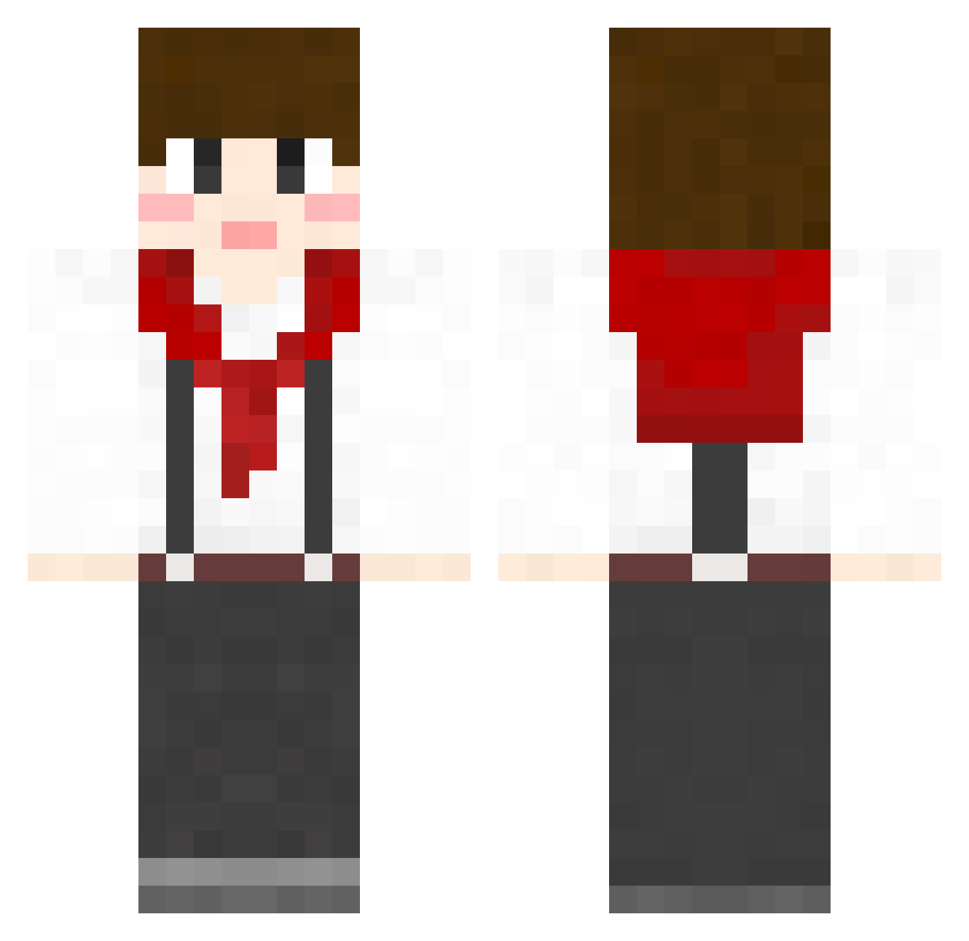 Py_Proslgg Minecraft skin, front and back view
