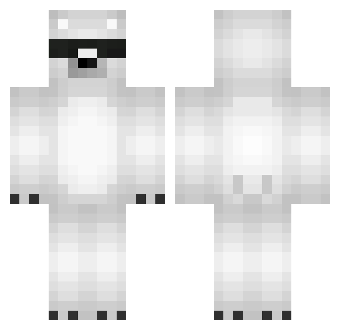 igna6455 Minecraft skin, front and back view