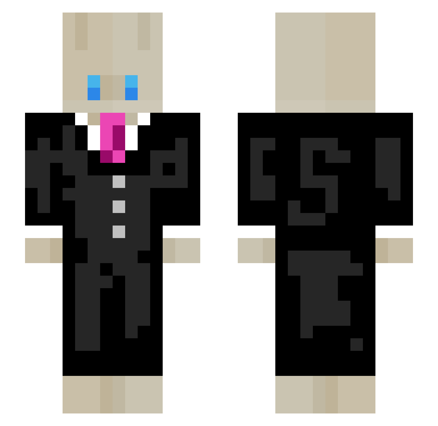 swamie_ Minecraft skin, front and back view