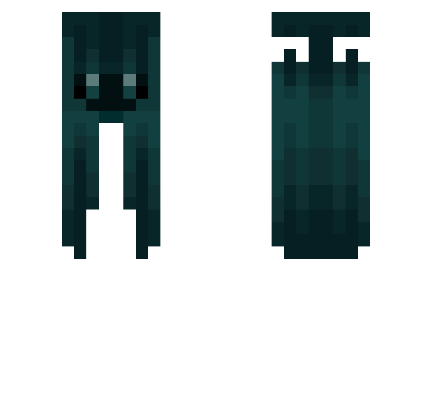 slabikaris Minecraft skin, front and back view