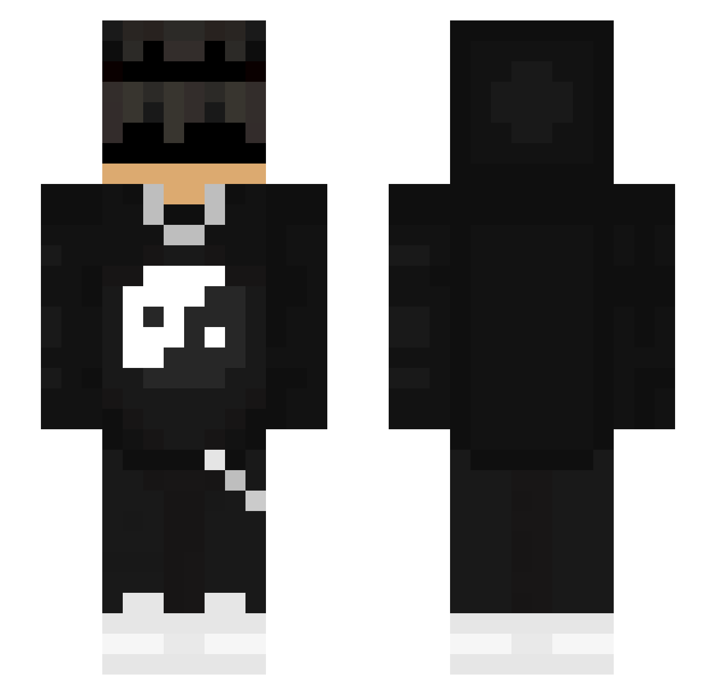 MachoSteak74682 Minecraft skin, front and back view