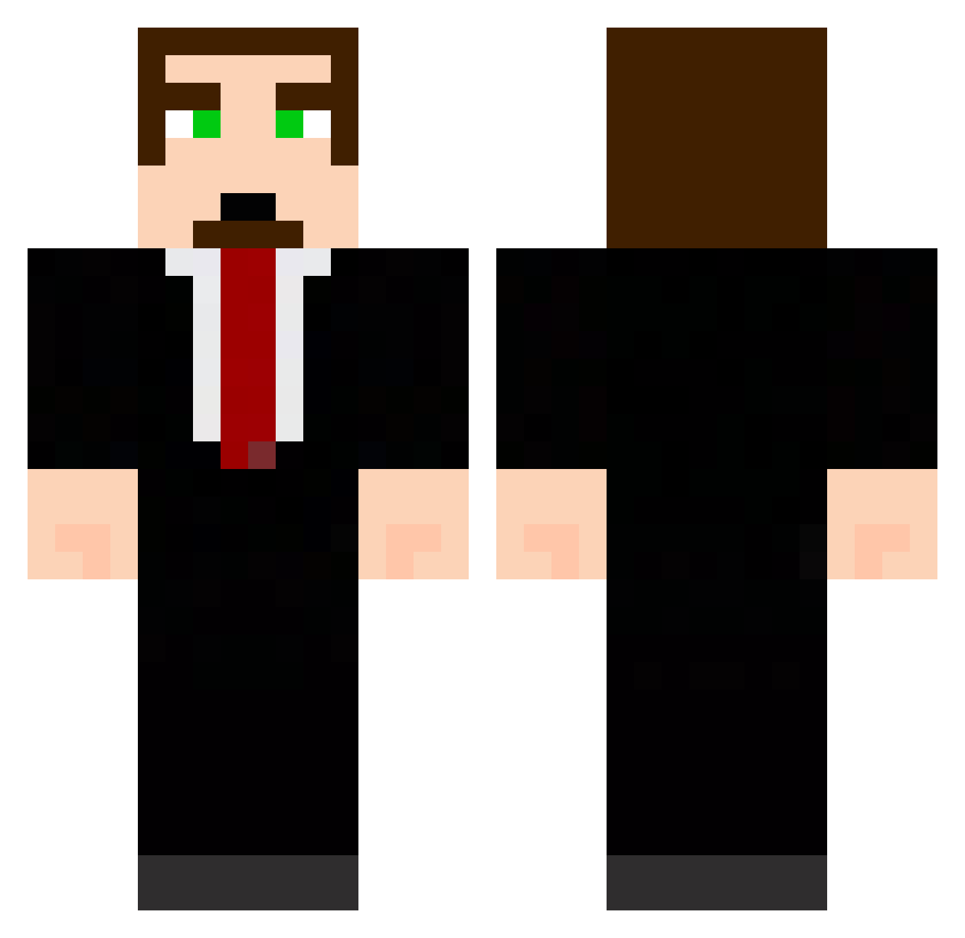 Thund3r_Ltd Minecraft skin, front and back view