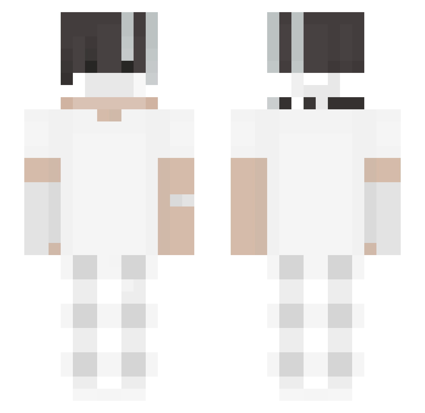 4Classified Minecraft skin, front and back view