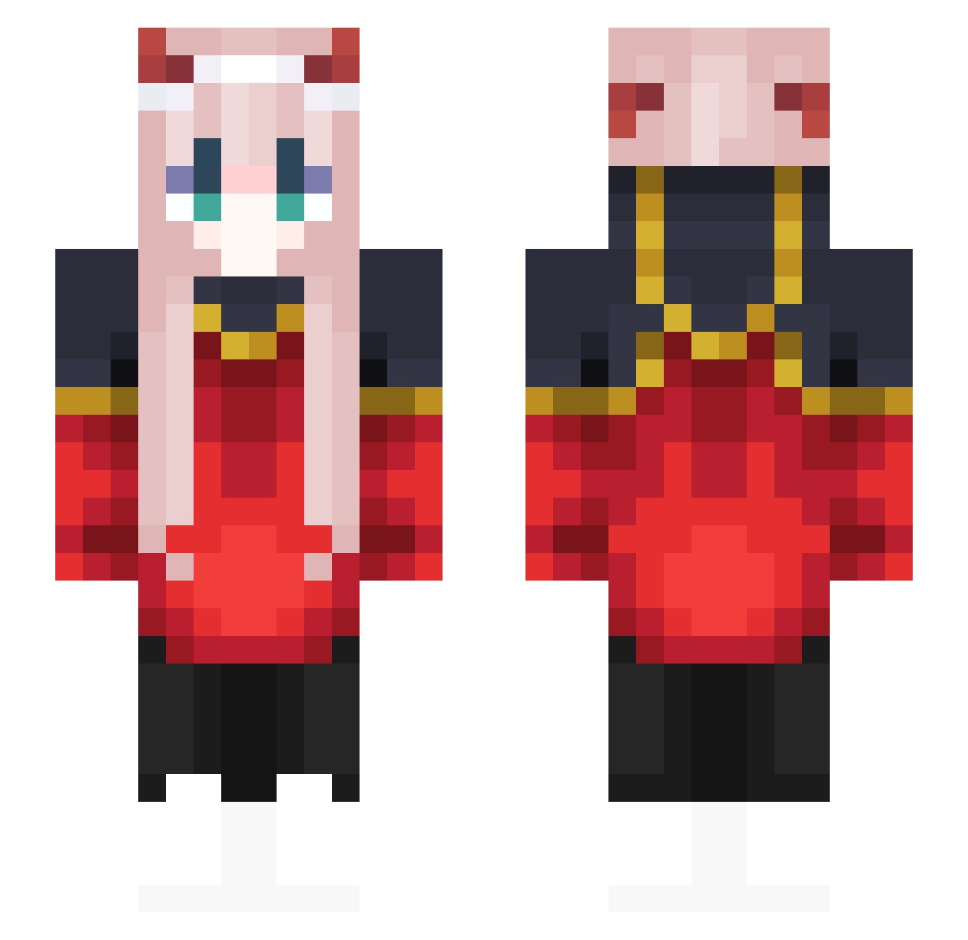 noigel5 Minecraft skin, front and back view
