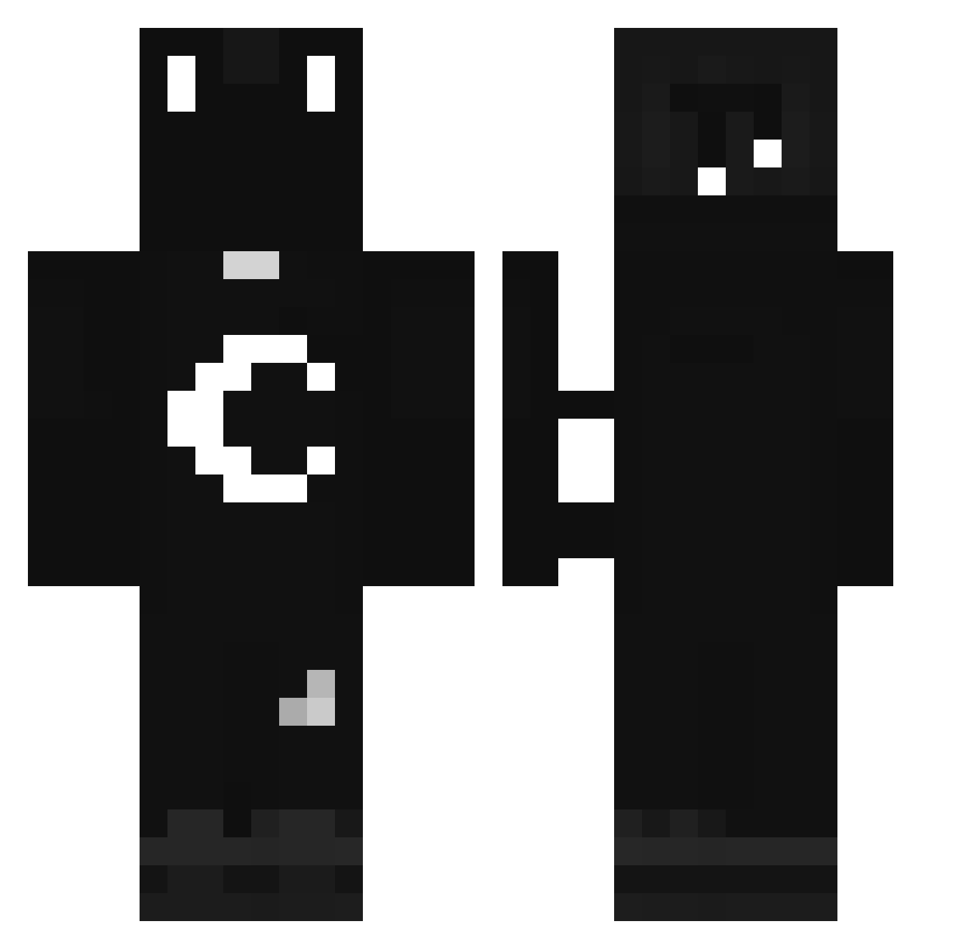 vz_Yoshi_VZ Minecraft skin, front and back view