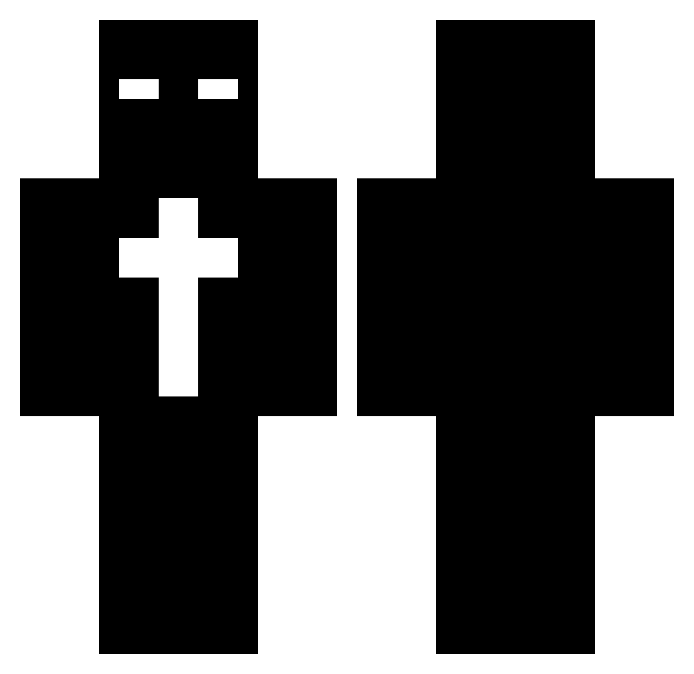 DAFOPAAA_T Minecraft skin, front and back view