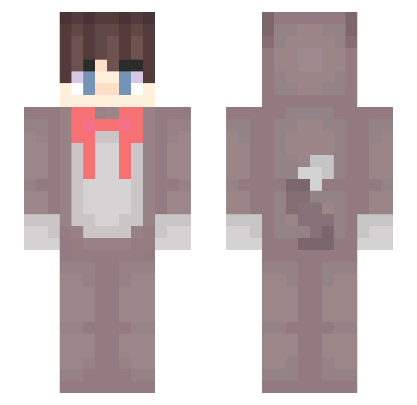 TNTAdventure2020 Minecraft skin, front and back view