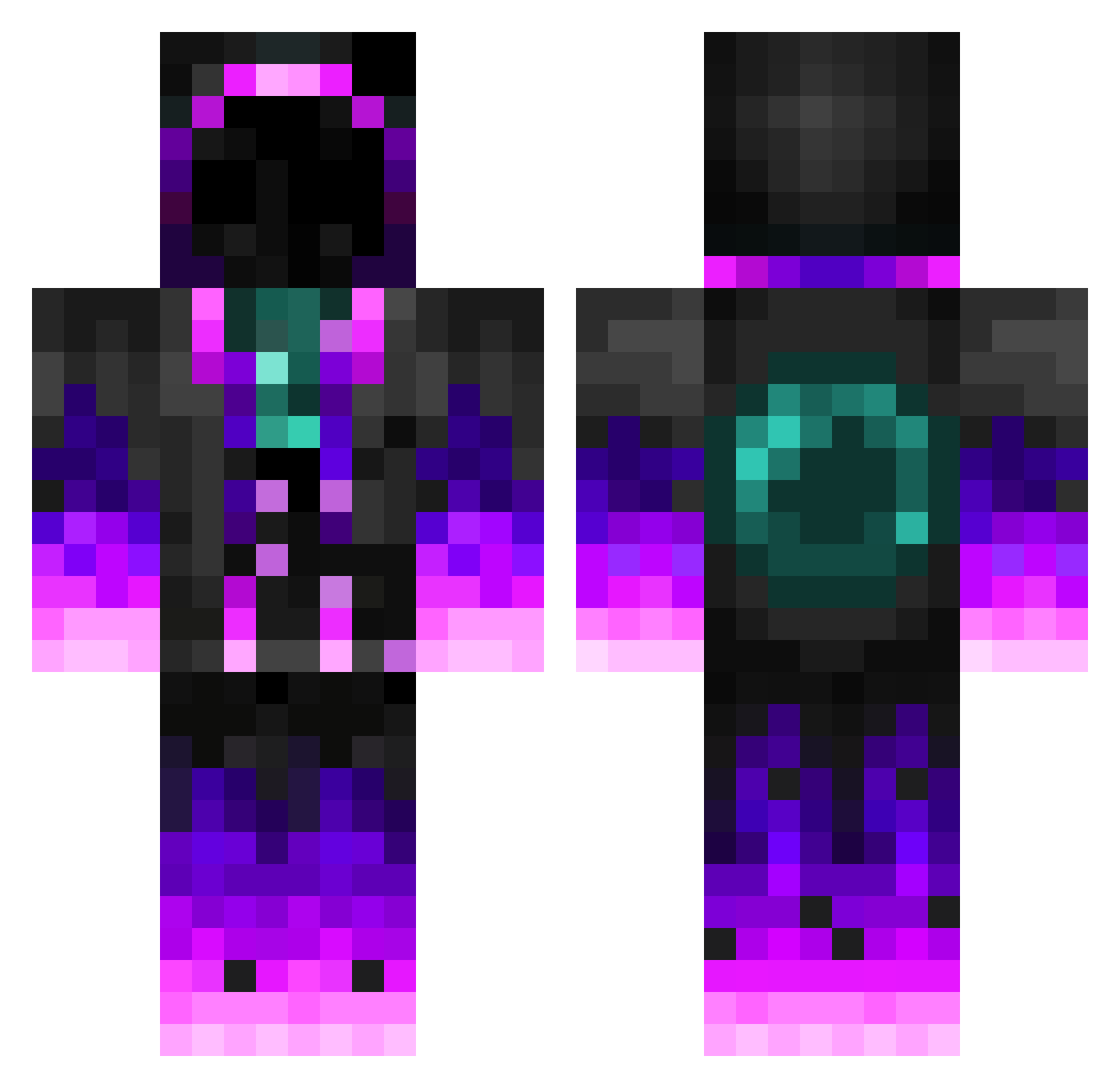 kagan1122 Minecraft skin, front and back view