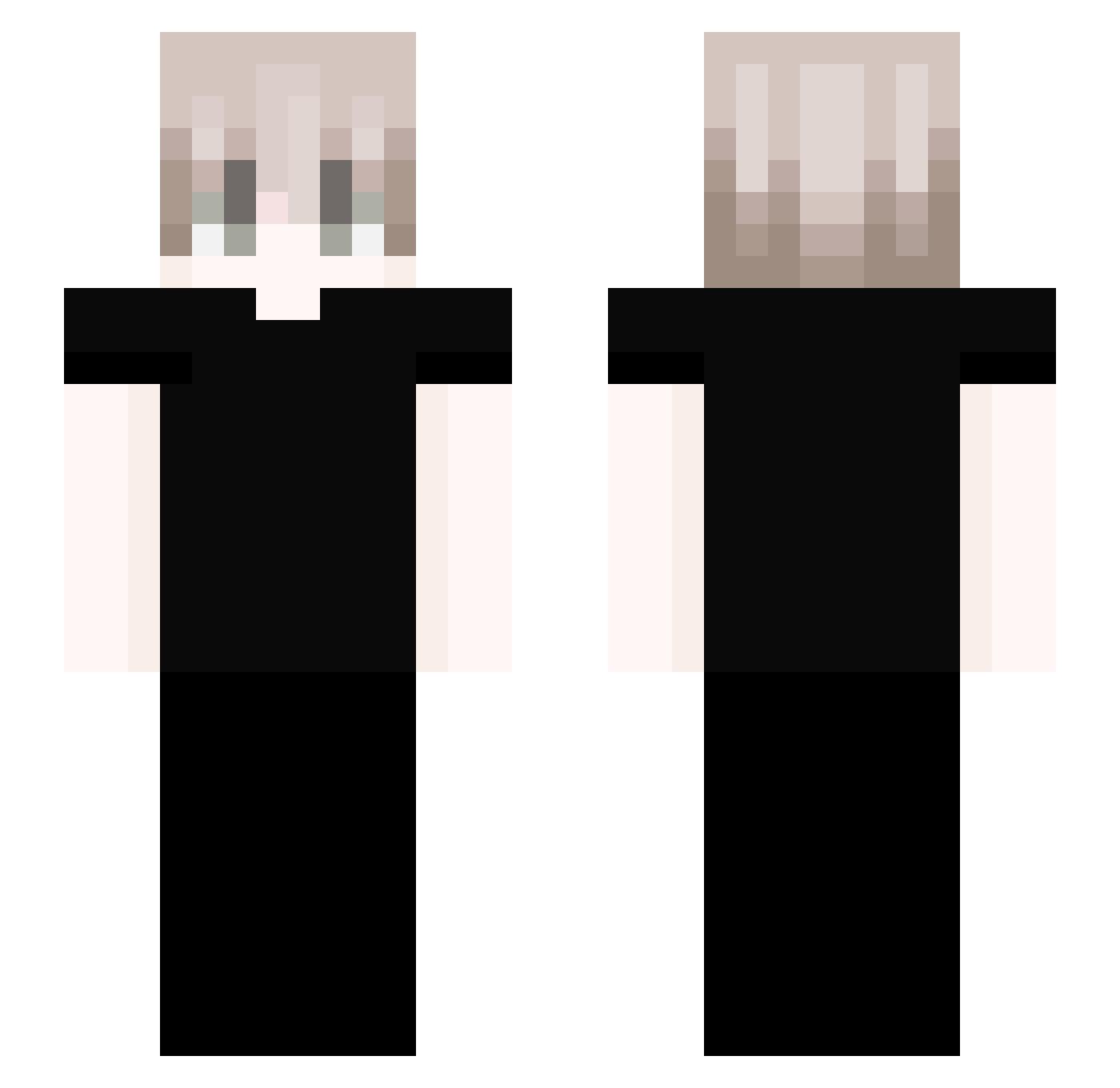 viniK_011 Minecraft skin, front and back view