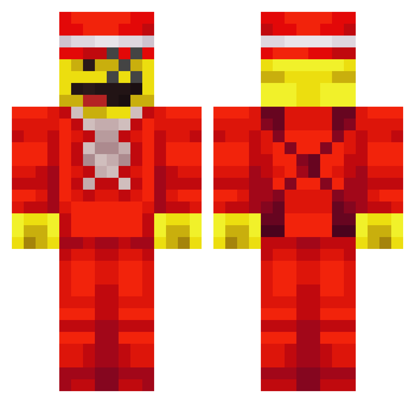 the_D8rk_Bl4De Minecraft skin, front and back view