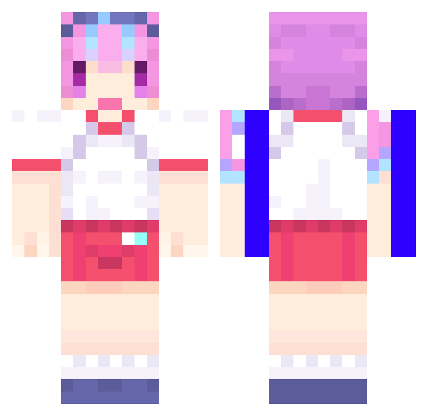 Dursun_Arslan Minecraft skin, front and back view