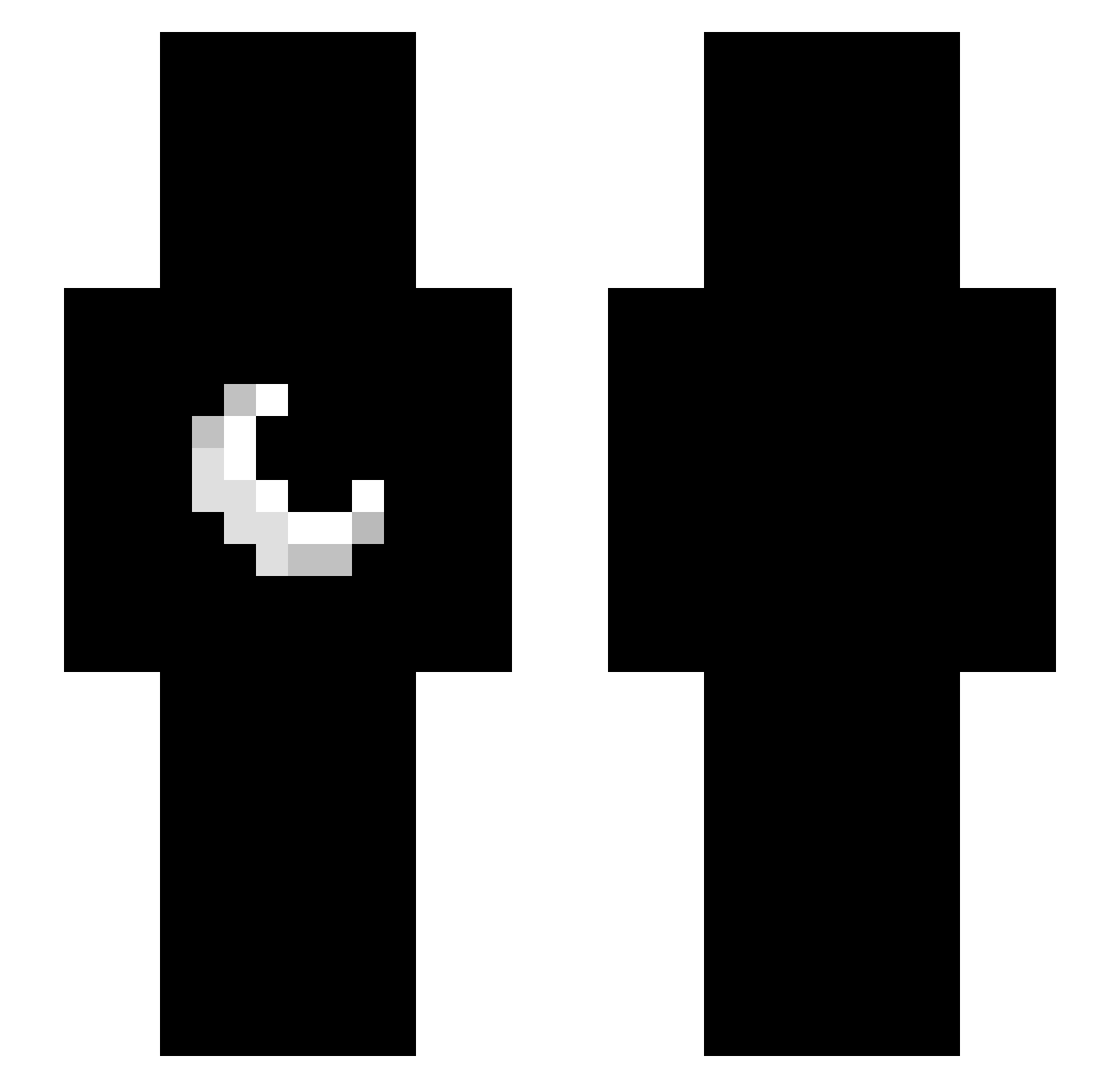 jz9k Minecraft skin, front and back view