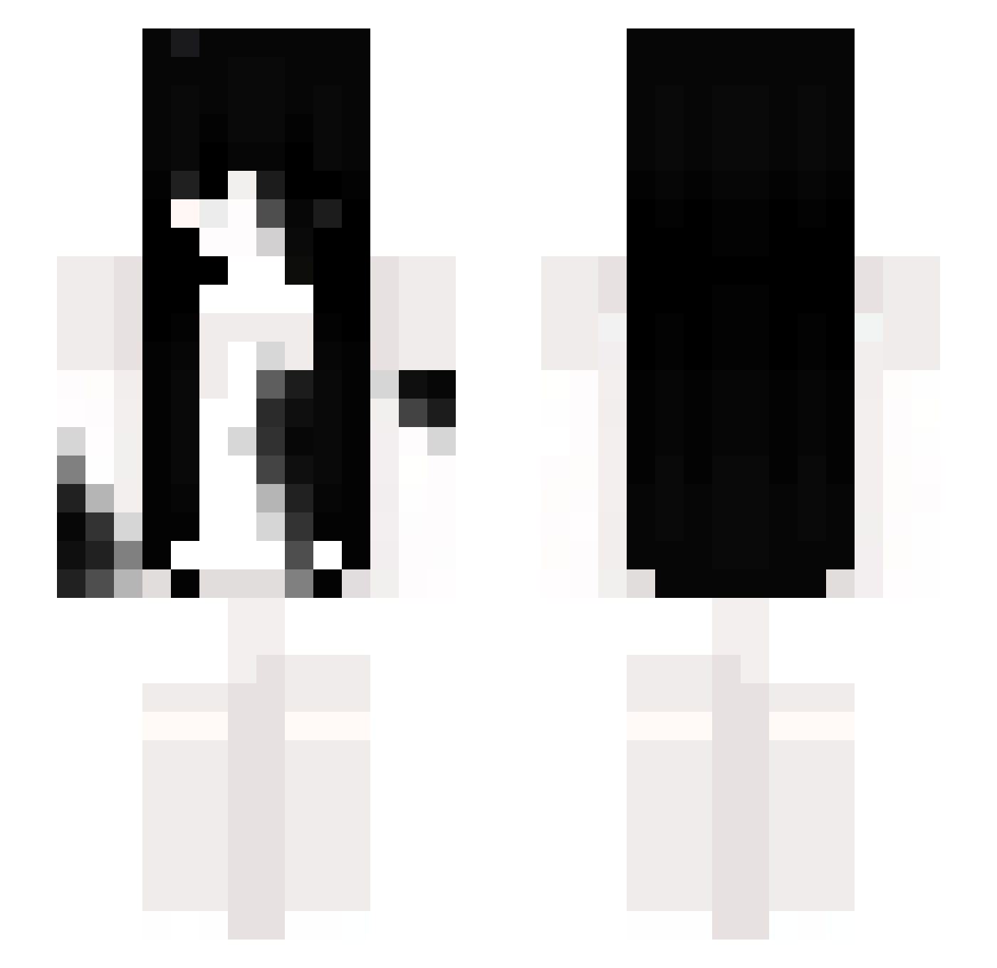 IamTj_ Minecraft skin, front and back view