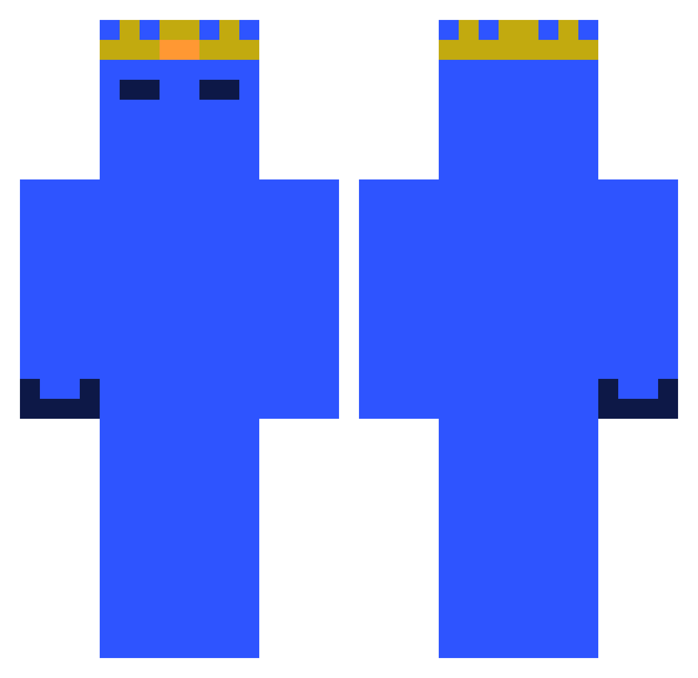 szomix360 Minecraft skin, front and back view