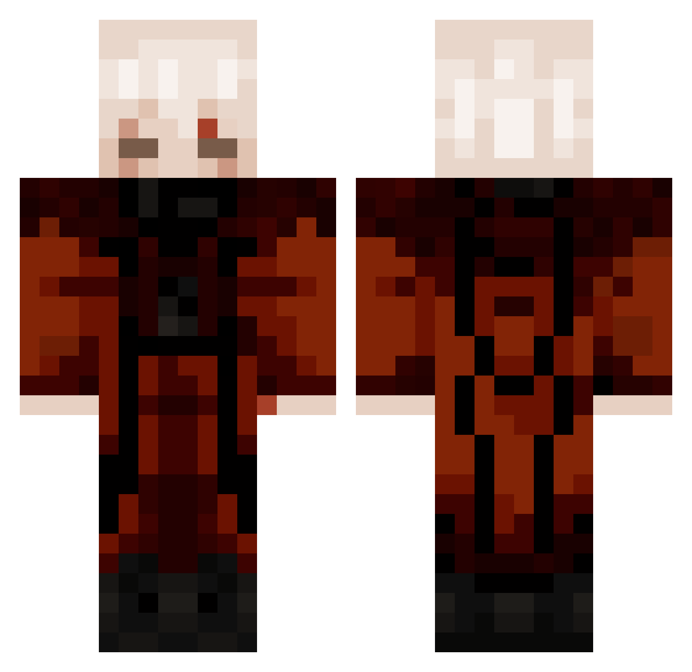 Fordsie_ Minecraft skin, front and back view