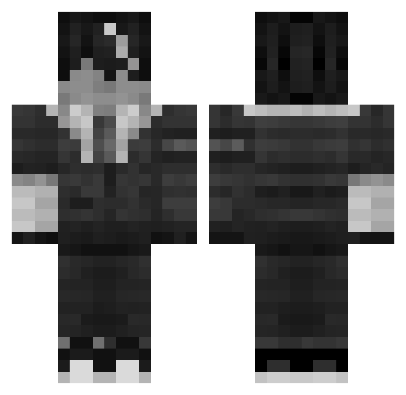 PEANUT_BUTTER667 Minecraft skin, front and back view