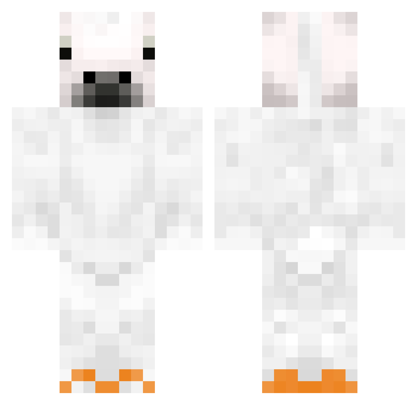 lowkeybr0ken2 Minecraft skin, front and back view
