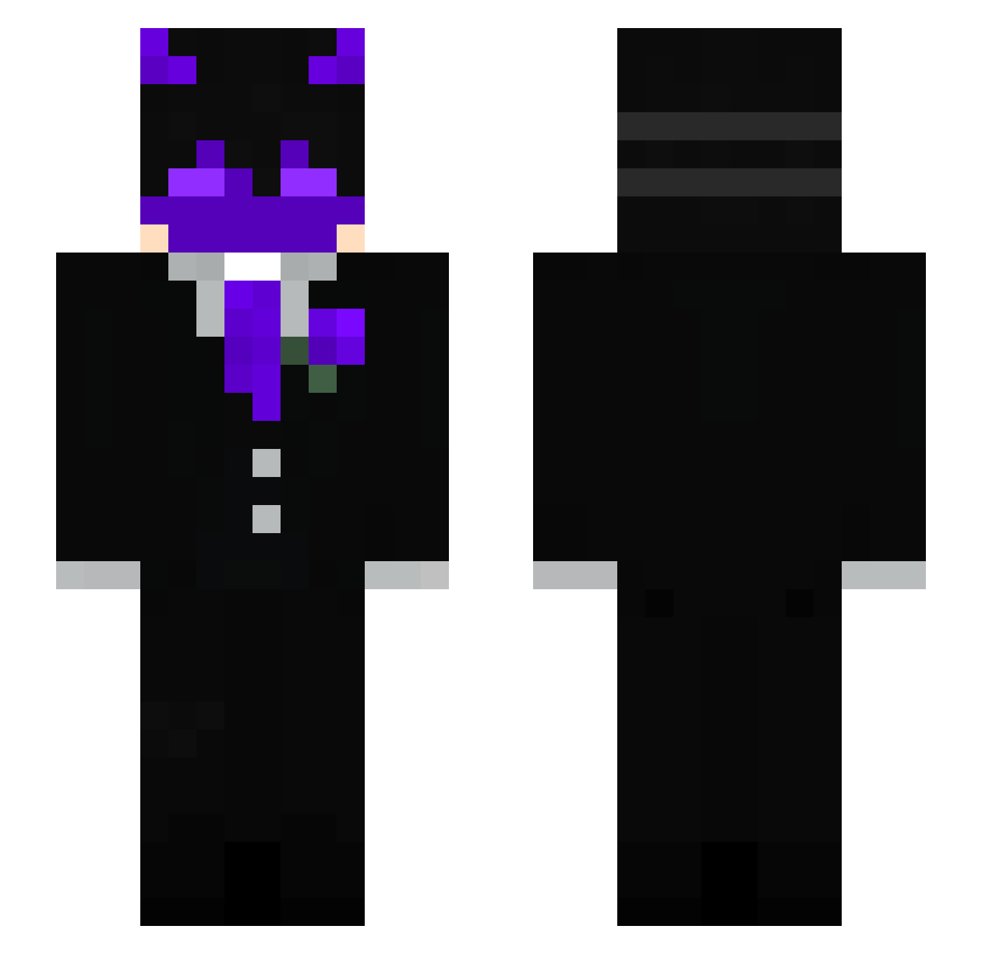 VengeancLegendOP Minecraft skin, front and back view
