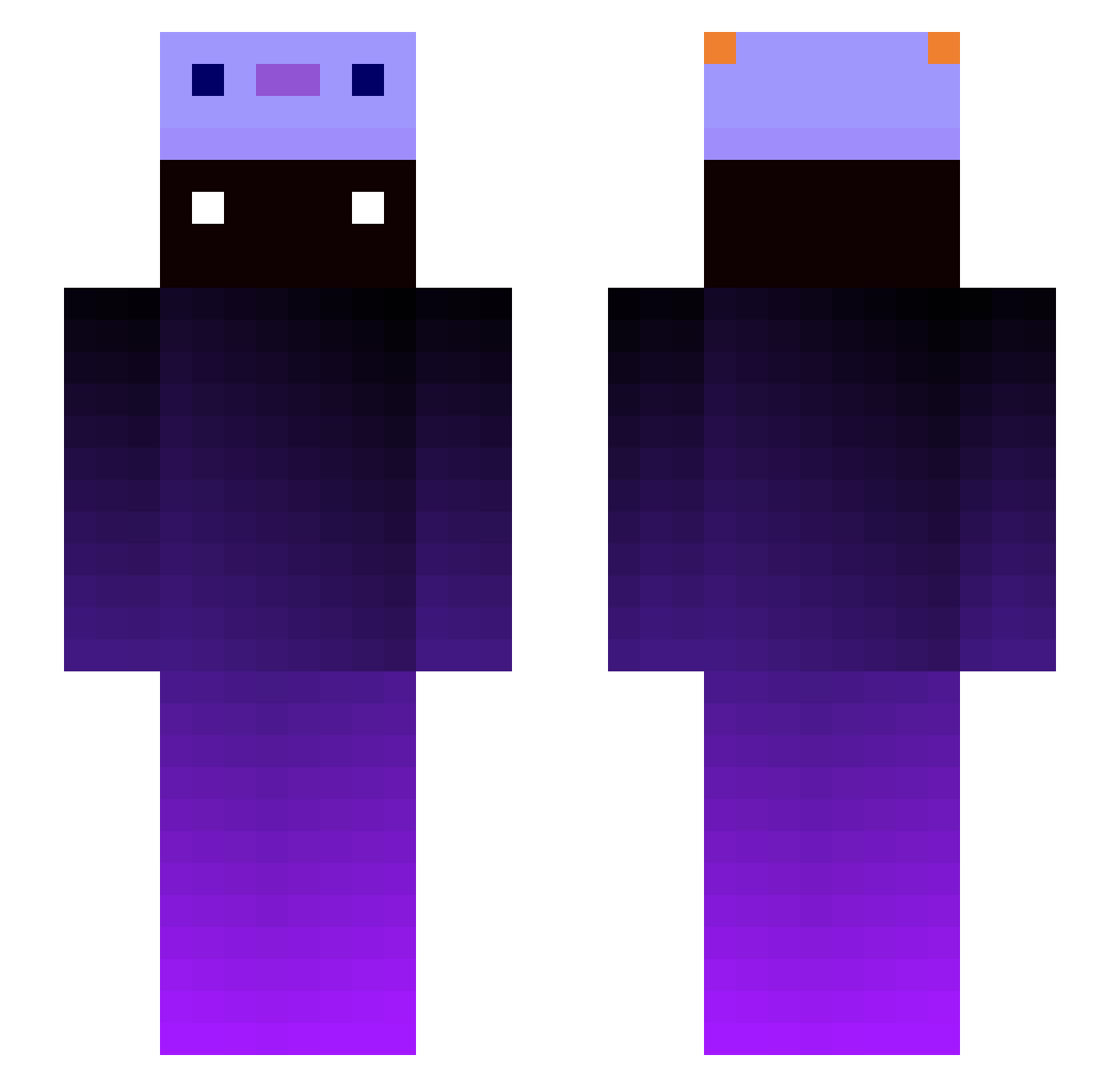 simongodisbit Minecraft skin, front and back view