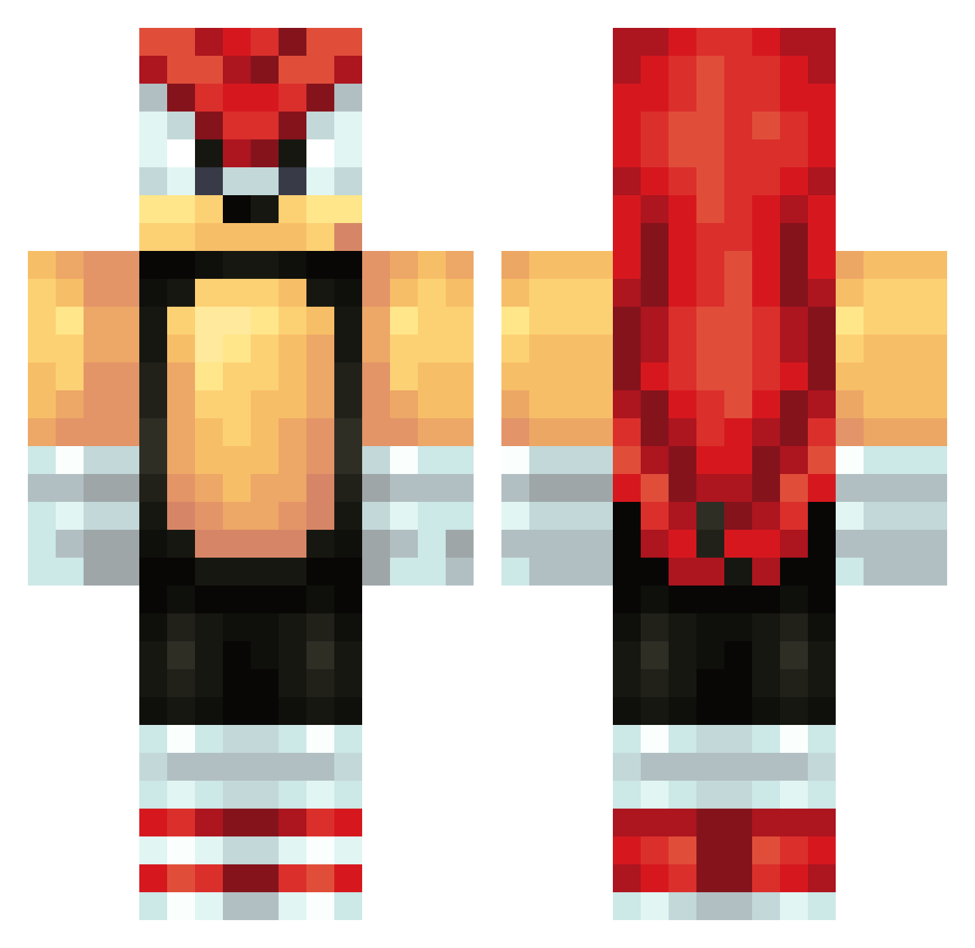 sorianillo03 Minecraft skin, front and back view