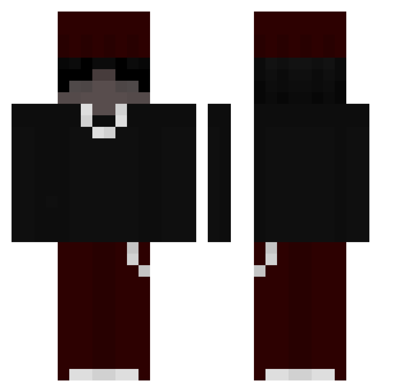 Presjaa_TM Minecraft skin, front and back view