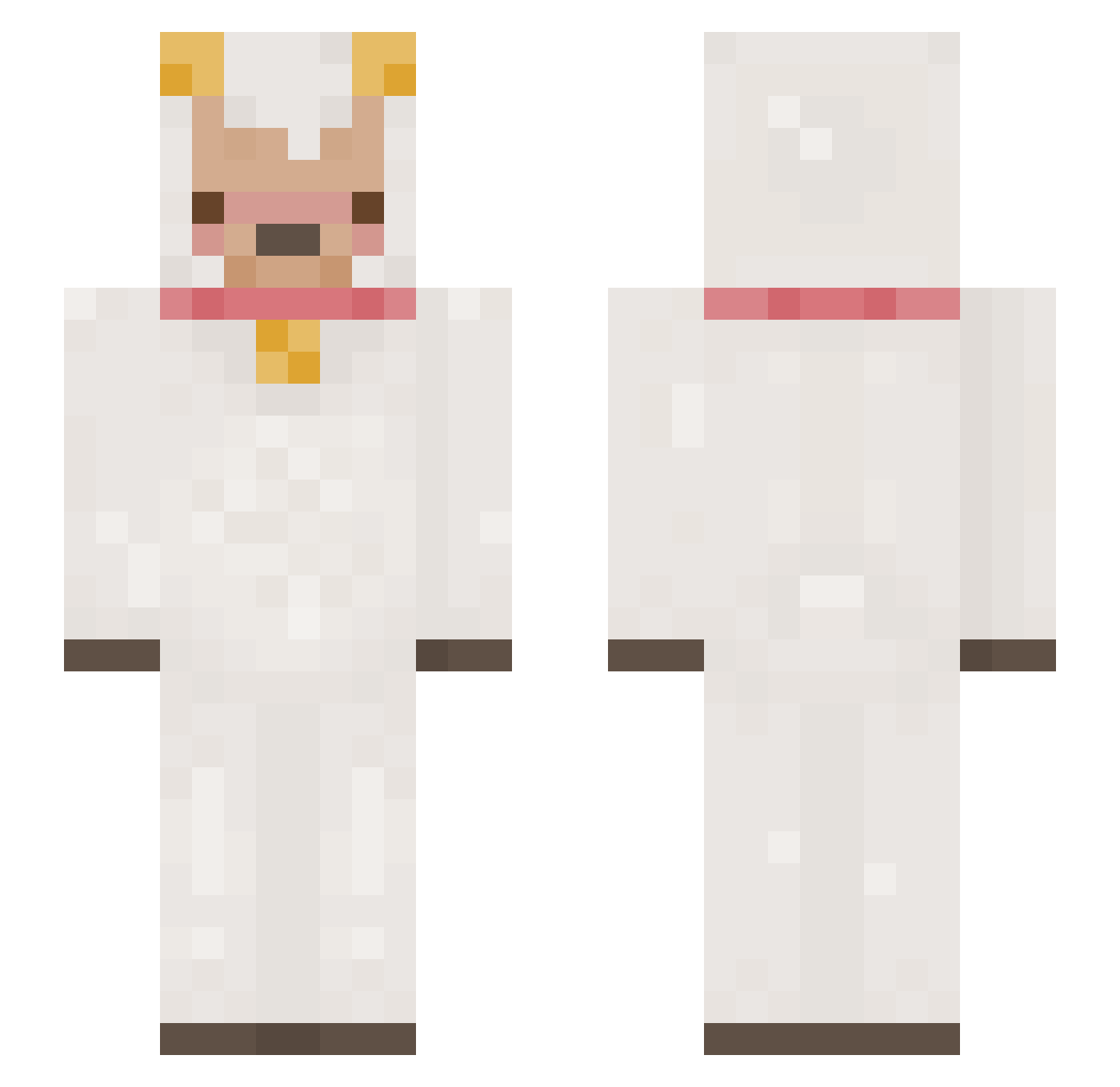 Tim_Cook Minecraft skin, front and back view